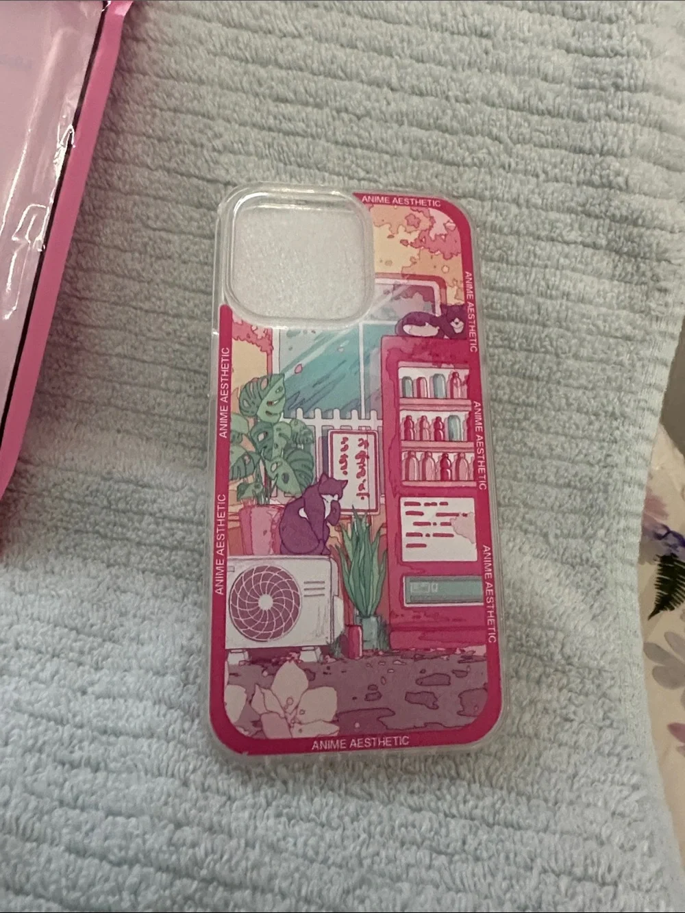 Protective Pink Graphic iPhone 15 Pro Max Case - MagSafe NWT